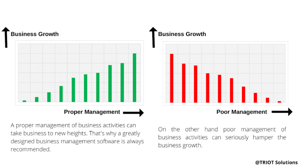 Problem to the business without management software